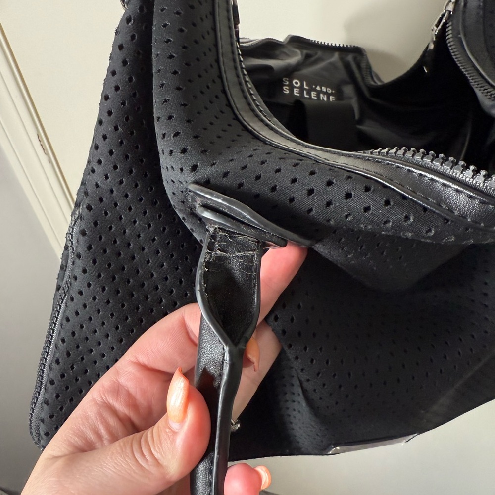 Sol and Selene Black Messenger Bag - Picture 9 of 13